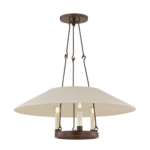 Archive 3-Light Pendant in Bronze