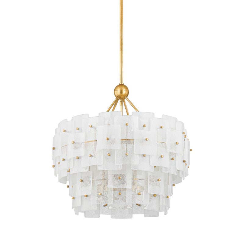 Jacik 6-Light Chandelier in Vintage Gold Leaf