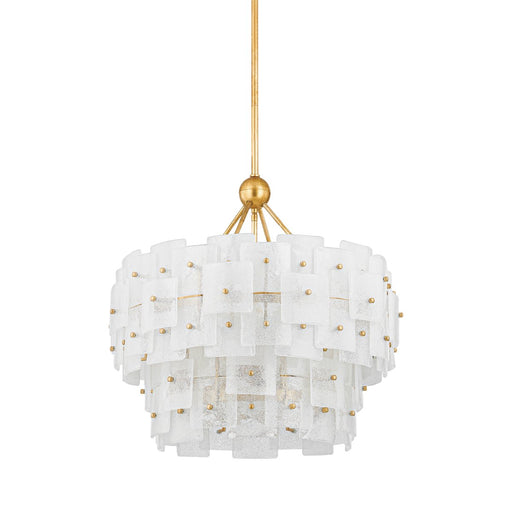 Jacik 6-Light Chandelier in Vintage Gold Leaf