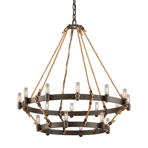 Pike Place 18-Light Chandelier in Heritage Bronze