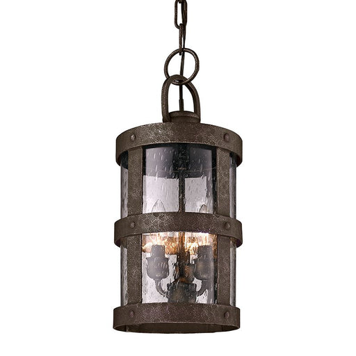 Barbosa 3-Light Lantern Pendant in Aged Pewter