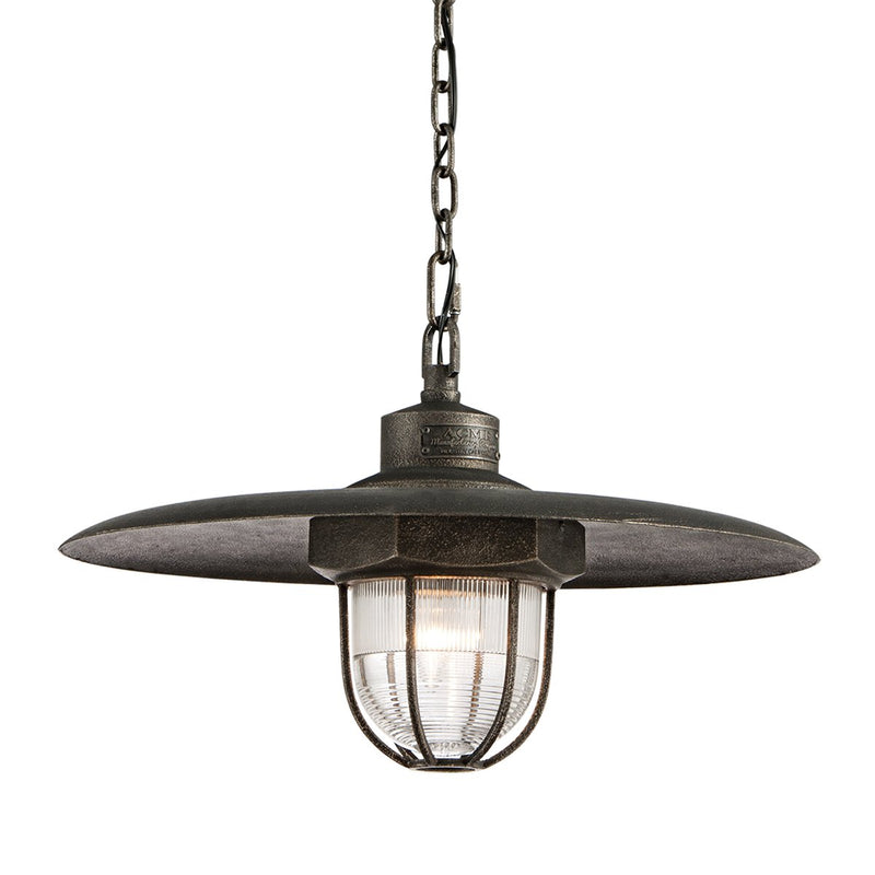 Acme Pendant in Aged Pewter