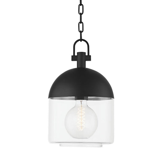 Zephyr Mini Pendant in Texture Black