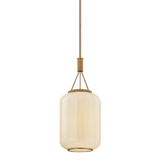 Judson Lantern Pendant in Patina Brass