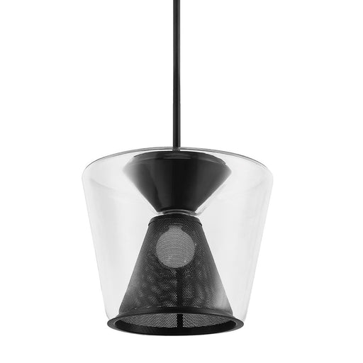 Berlin Small Pendant in Soft Black