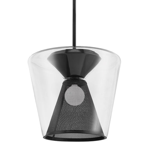 Berlin Large Pendant in Soft Black