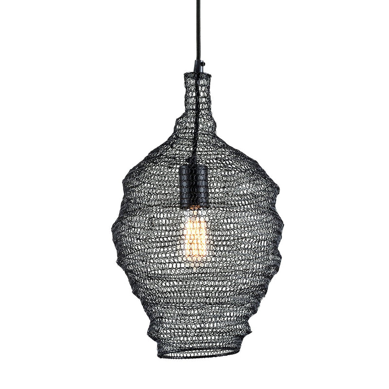 Wabi Sabi 12" Pendant in Black