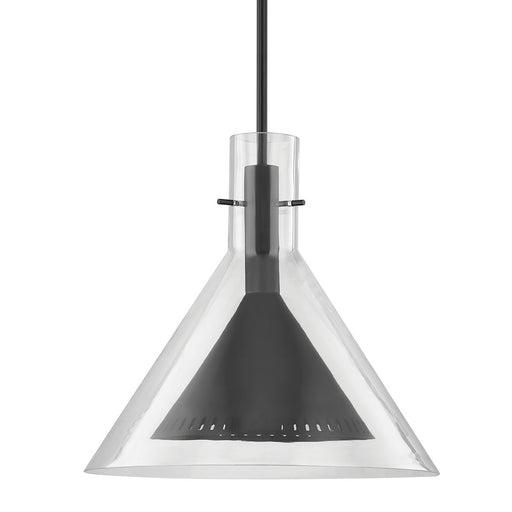 Atticus 20" Pendant in Satin Black