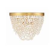 Fiona 3 Light 13.75" Flush Mount in Antique Gold