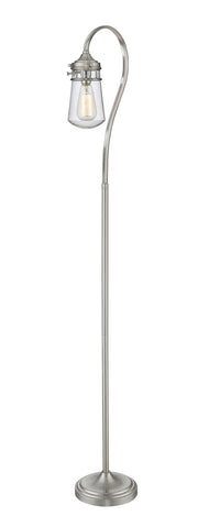Celeste 1 Light 8" Floor Lamp in Brushed Nickel