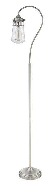 Celeste 1 Light 8" Floor Lamp in Brushed Nickel