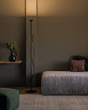Valor 78" Floor Lamp in Black