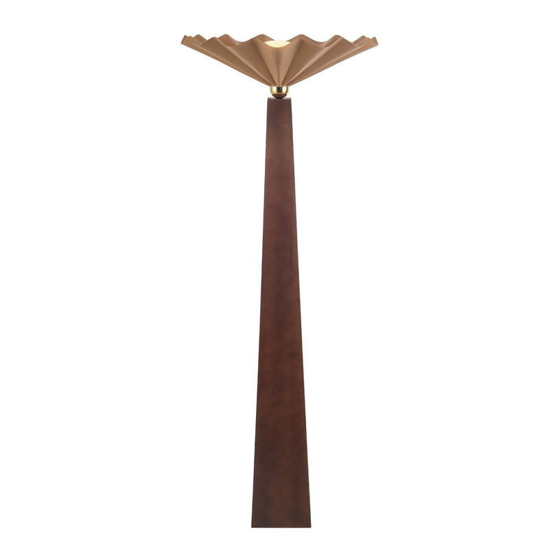 Furrow 64" Floor Lamp in Peach