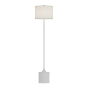 Issa 61" Floor Lamp in White/Ivory Linen