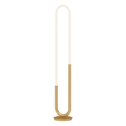 Huron 52" Floor Lamp in Brushed Gold