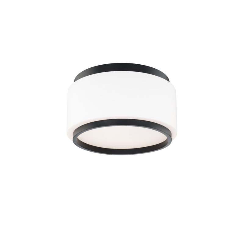Preston 16" Flush Mount in Black