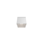 Kube 3.5" Outdoor Flush Mount in White