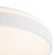 Beanie 16" Flush Mount in White