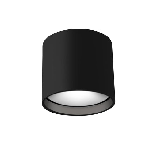 Falco 5" Round Flush Mount in Black