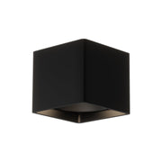 Falco 5" Square Flush Mount in Black