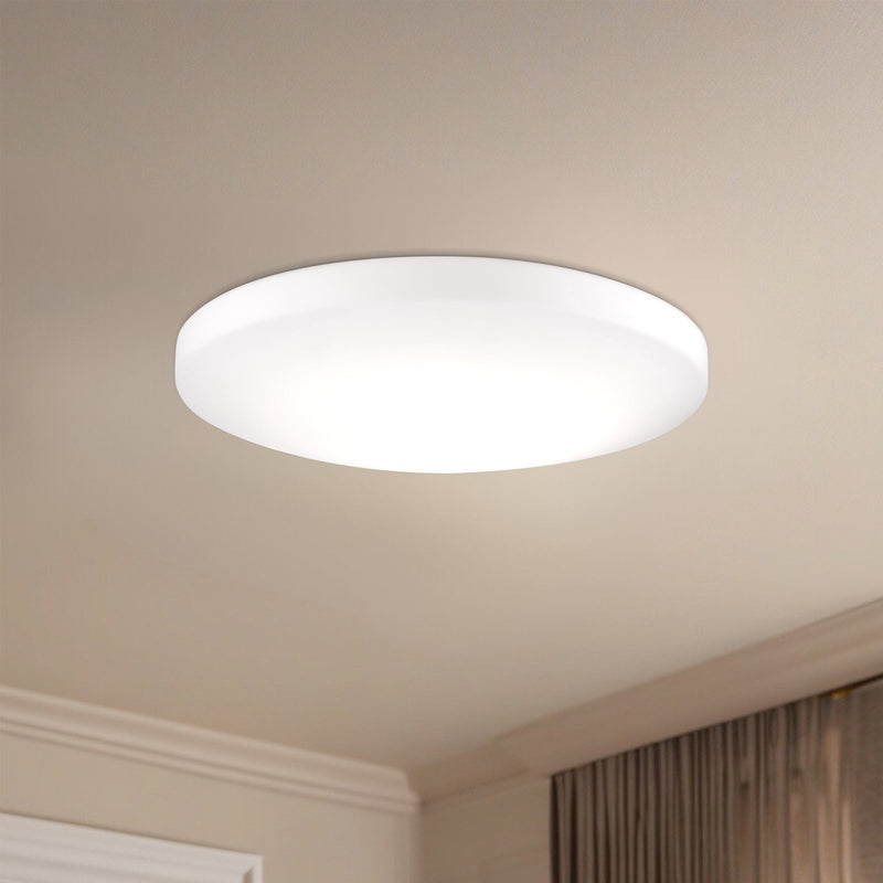 Trafalgar 11" Flush Mount in White
