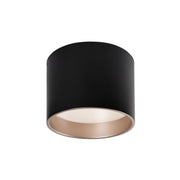 Mousinni 10" Flush Mount in Black