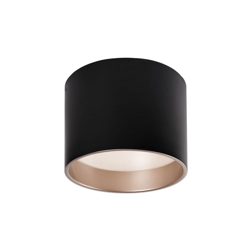 Mousinni 10" Flush Mount in Black
