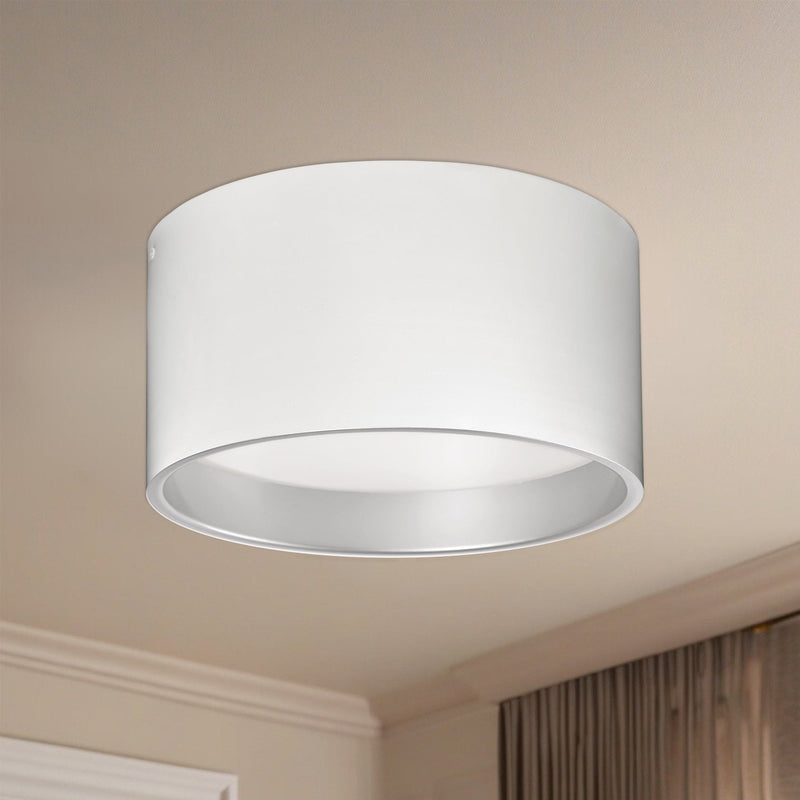 Mousinni 14" Flush Mount in White