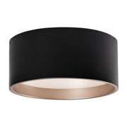 Mousinni 18" Flush Mount in Black