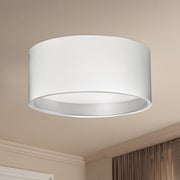 Mousinni 18" Flush Mount in White