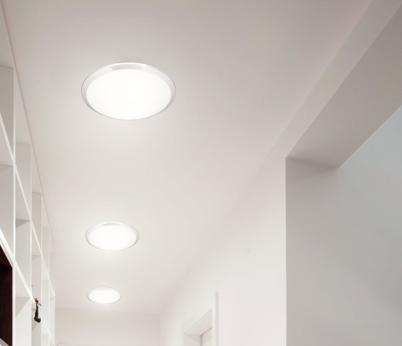 Malta 15" LED Flush Mount in Brushed Gold