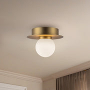 Elixir 6" Flush Mount in Brushed Gold