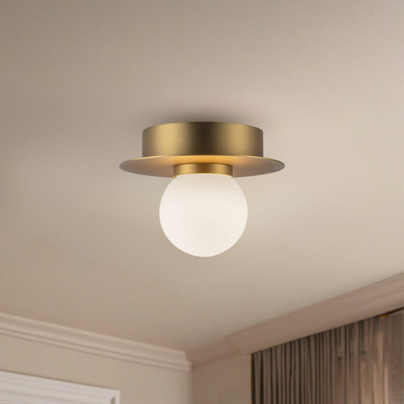 Elixir 6" Flush Mount in Brushed Gold