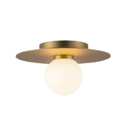 Elixir 10" Flush Mount in Brushed Gold