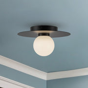 Elixir 10" Flush Mount in Black