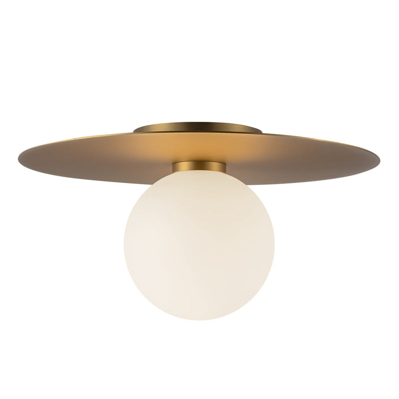 Elixir 14" Flush Mount in Brushed Gold
