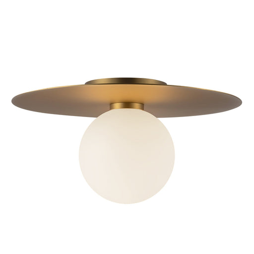 Elixir 14" Flush Mount in Brushed Gold