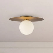 Elixir 14" Flush Mount in Brushed Gold