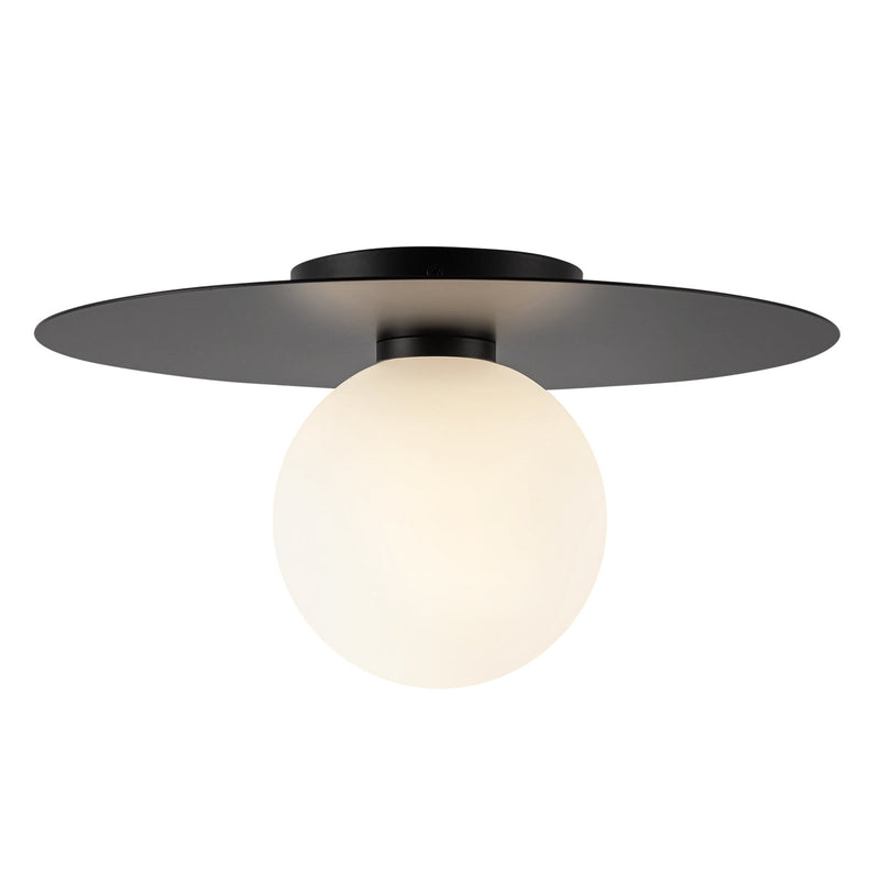 Elixir 14" Flush Mount in Black