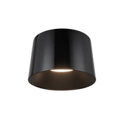 Etta 12" Flush Mount in Jet Black