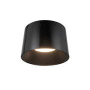 Etta 12" Flush Mount in Jet Black