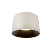 Etta 12" Flush Mount in Pearl White