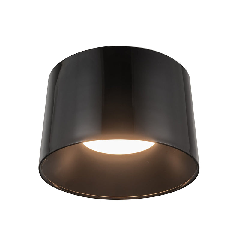 Etta 20" Flush Mount in Jet Black