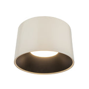Etta 20" Flush Mount in Pearl White