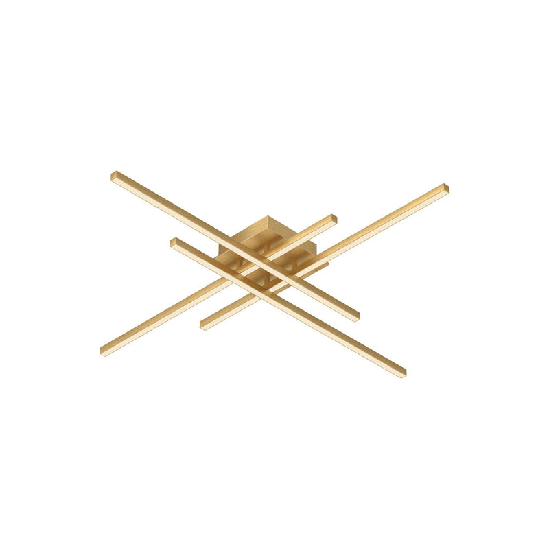 Vega Minor 32" Flush Mount in Brushed Gold