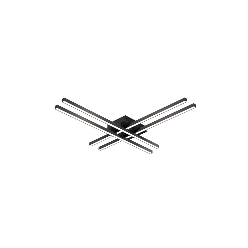 Vega Minor 32" Flush Mount in Black