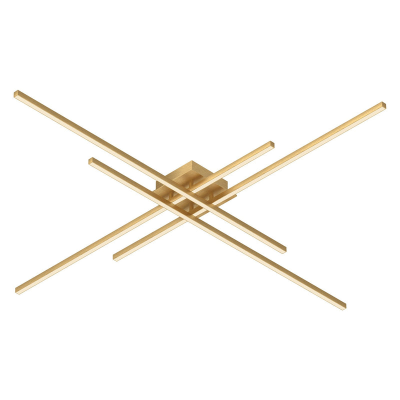 Vega Minor 47" Flush Mount in Brushed Gold
