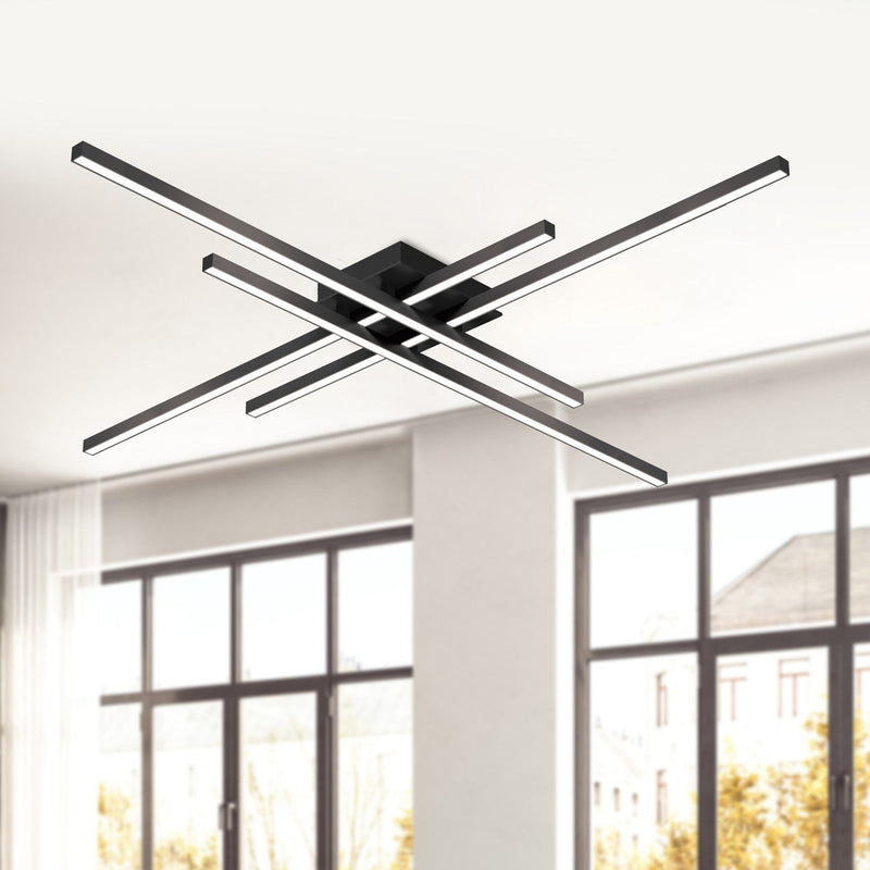 Vega Minor 47" Flush Mount in Black