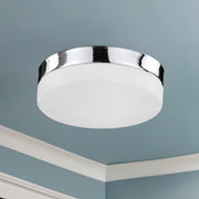 Lomita 11" Flush Mount in Chrome