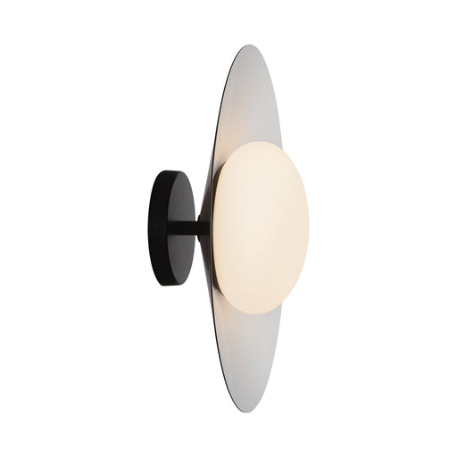Cruz 15" Wall / Ceiling Light in Metal - Black/White